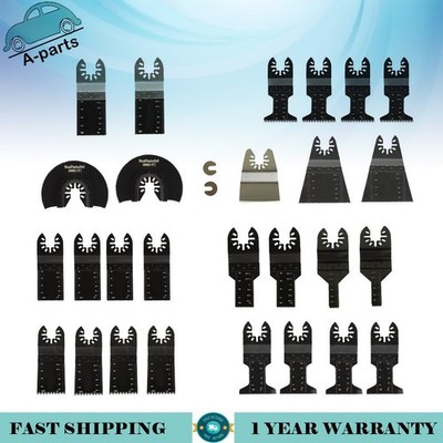29PCS Universal Wood Metal Oscillating Multitool Quick Release Saw Blades