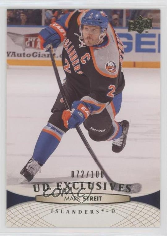 2011-12 Upper Deck UD Exclusives 72/100 Mark Streit #342 1o3