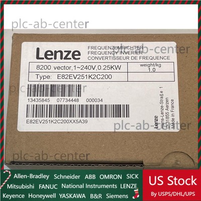 Lenze E82EV251_2C200 Frequency Inverter 8200 Vector E82EV251K2C200 US Seller NEW