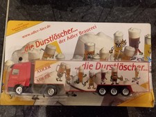 Modellauto  Mercedes LKW Laster Truck mit Adler Bier Werbung Sammler Modell OVP