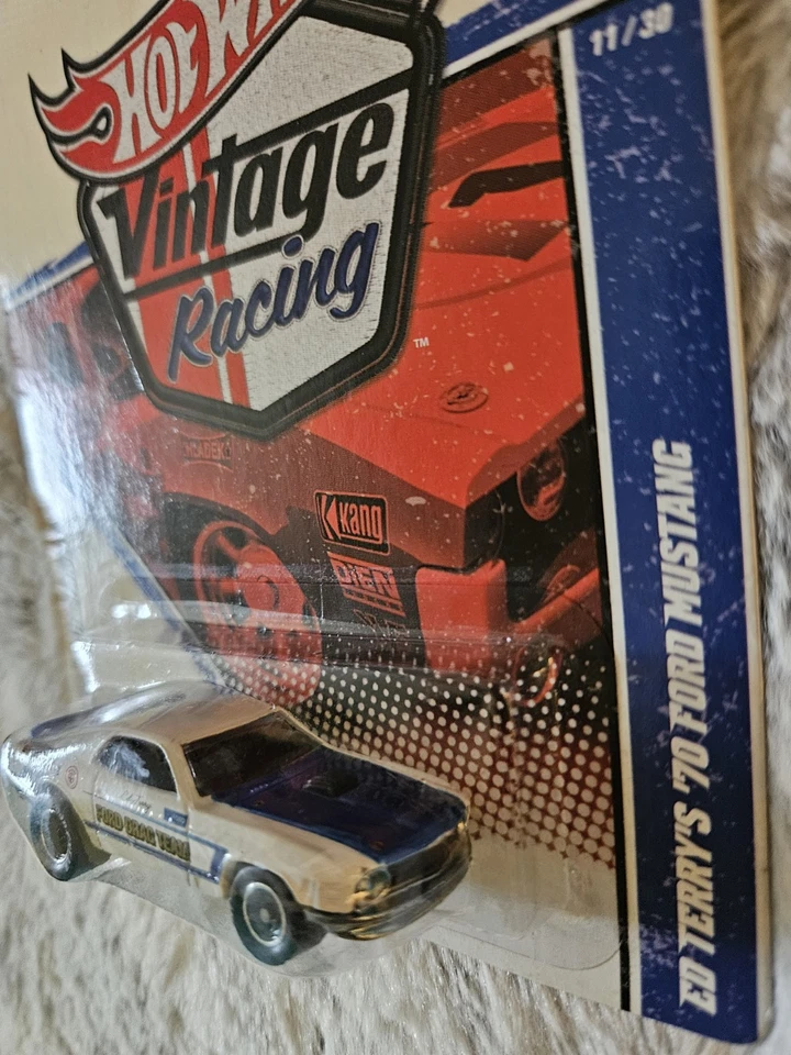 Ford Mustang Real Riders K86 Hot Wheels Vintage Racing Ed Terry's 70 Foto 3 de 4