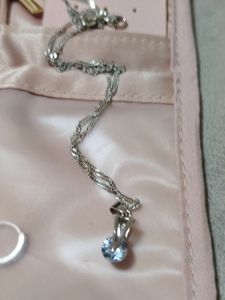 Catenina Con Ciondolo Placcato argento 925 - Immagine 2 di 4