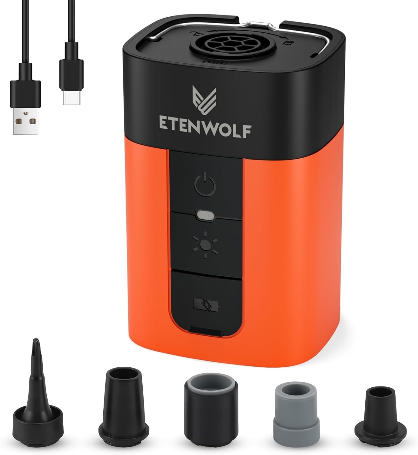 ETENWOLF AIR 5 PRO MAX Air Pump for Inflatables, Portable Electric Air Pump with