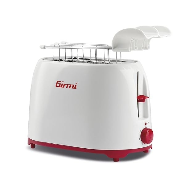 Tostapane Girmi TP10 750W: Design Compatto e 7 Livelli di Tostatura