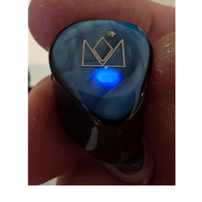 Noble Audio  Fokus Pro TWS In-Ear-Kopfhörer Bluetooth mit Ladecase blau/schwarz