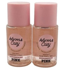2X Victoria's Secret PINK Warm  Cozy Body Mist With Essential Oils 2.5 fl oz