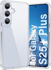 Case for Samsung Galaxy S25 Plus  Clear Anti-Yellowing Hard Back Protection