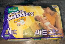 Vintage 2004 Pampers Swaddlers Newborn Diaper...