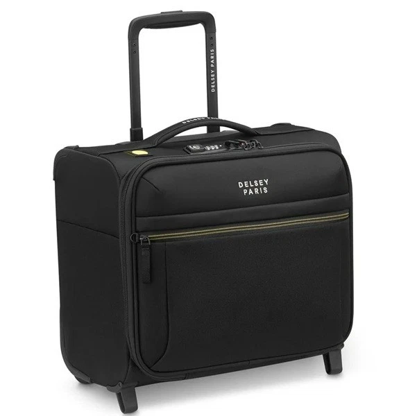 Delsey Paris Brochant 3 Wheeled Underseater Carry on Suitcase Black $169.99 - Image 3 of 4