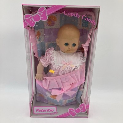 Peterkin Dolls Comfy Candy Baby Puppe verpackt rosa Outfit 80er Vintage
