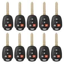 New Replacement for Toyota Camry Remote Head Key Fob 4B FCC# HYQ12BDM (10 Pack)
