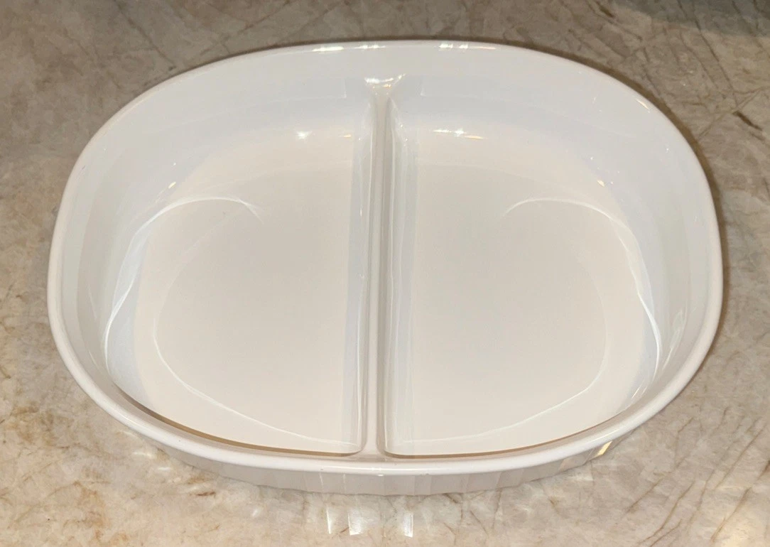 Corning Ware Casseruola Ovale Individuale Con Coperchio In Plastica, Bianco Francese - Italia - Foto 10