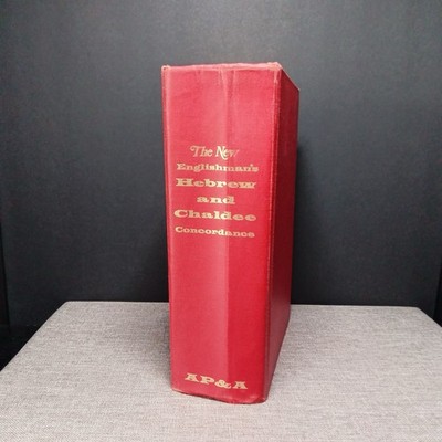 The New Englishman s Hebrew and Chaldee Concordance Vintage 1975 Hardcover