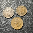 1909 Indian Head Cent lot of 3