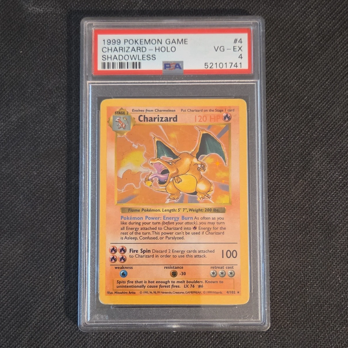 Pokémon TCG Grade 4 Charizard Individual Collectible Card Game