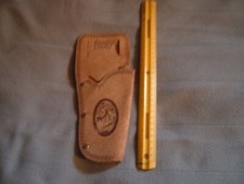 kids thin leather holster w/ horse  rider design