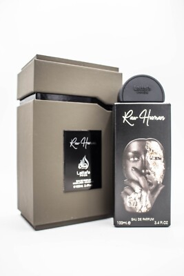 Lattafa Raw Human EAU DE PARFUM SPRAY - 3.4 FL OZ / 100 ML - BRAND NEW - SEALED