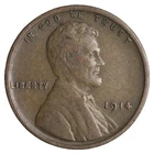 1914 Lincoln Wheat Cent Penny F/VF Complete Your Album!!
