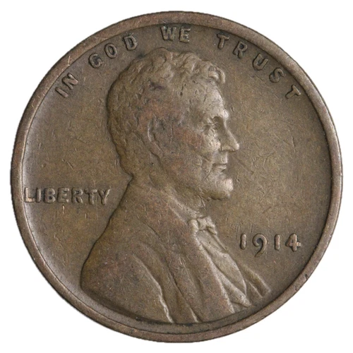 1914 Lincoln Wheat Cent Penny Better Grade Complete Your Album!!