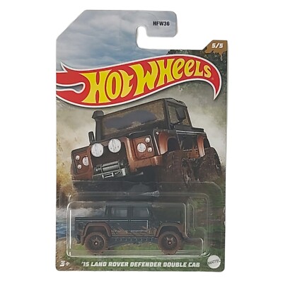 Hot Wheels HDH11 15 Land Rover Defender Double Cab Mud Runners 5/5 NEU & OVP