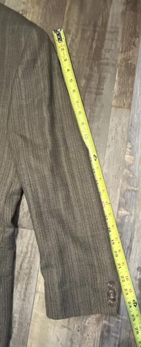 Vintage Lauren Ralph Lauren Blazer Herren 43 R Braun 100% Lammwolle Blazer Jacke - Bild 16 von 17