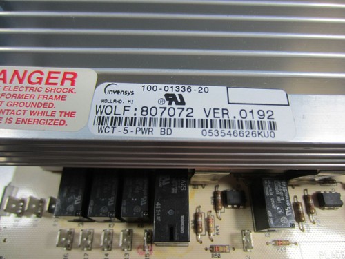 Wolf OEM Appliance Parts~Relay Board 815596, 807072, model CT36E - Bild 2 von 9