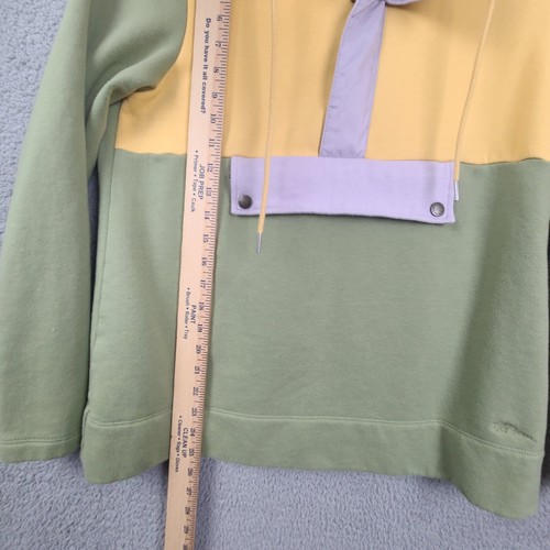 LL Bean Firma Giallo Felpa Gialla Gialla Colorblock Donna Taglia S - Foto 7 di 8