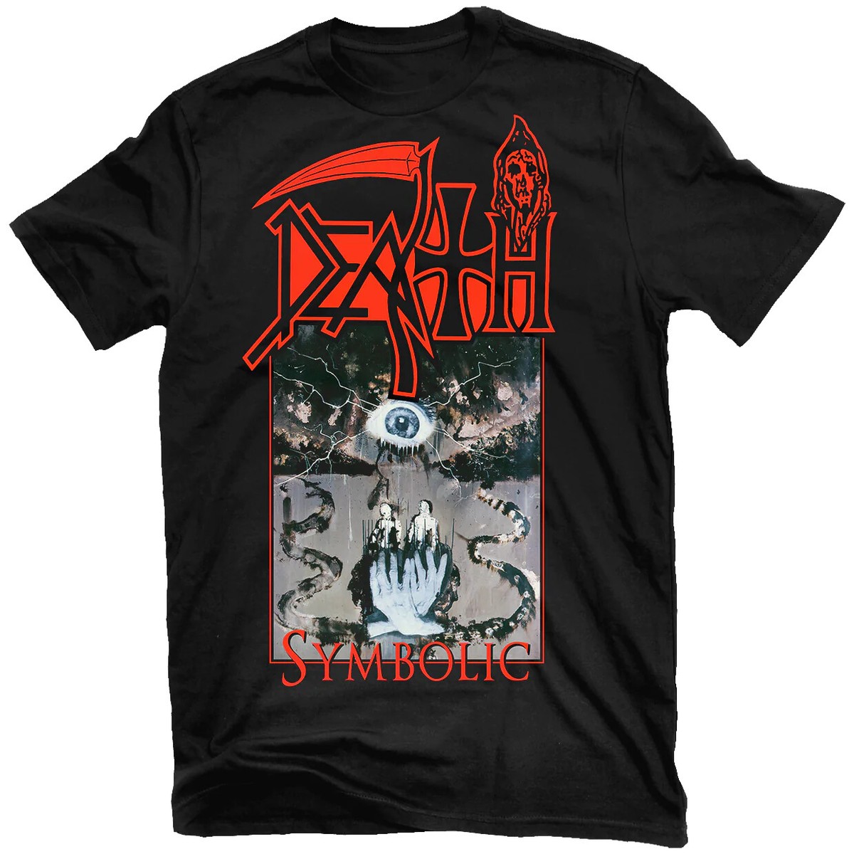 DEATH - Symbolic - BLACK T-SHIRT - Size Large - L - DEATH METAL