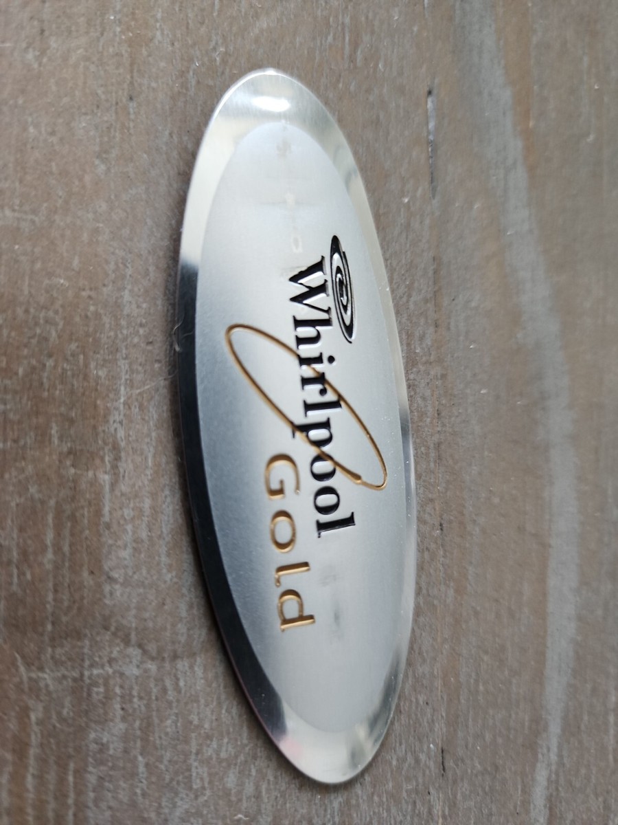 OEM Whirlpool Gold Refrigerator GX5SHDXVA00- Door Badge