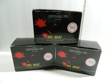 142 ct - Big Wasp Safety Disposable Tips, 15RT, 3 boxes, exp 02/2024