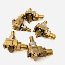 LOT OF 5 AF GTCS21 GROUNDING CLAMP CONDUCTOR BRNZ #10-#1