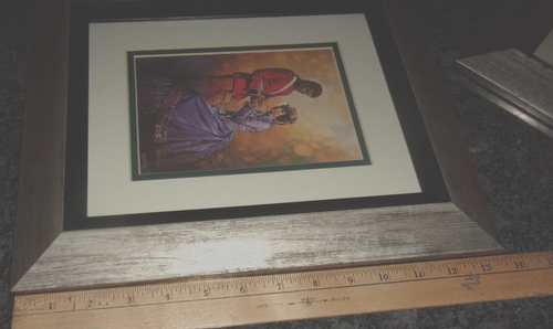STAMPE EPOCA VITTORIANA - BORIS - anni 70 - ROMANTICHE - INCORNICIATE/OPACHE - 16" x 11,5" - Foto 4 di 7