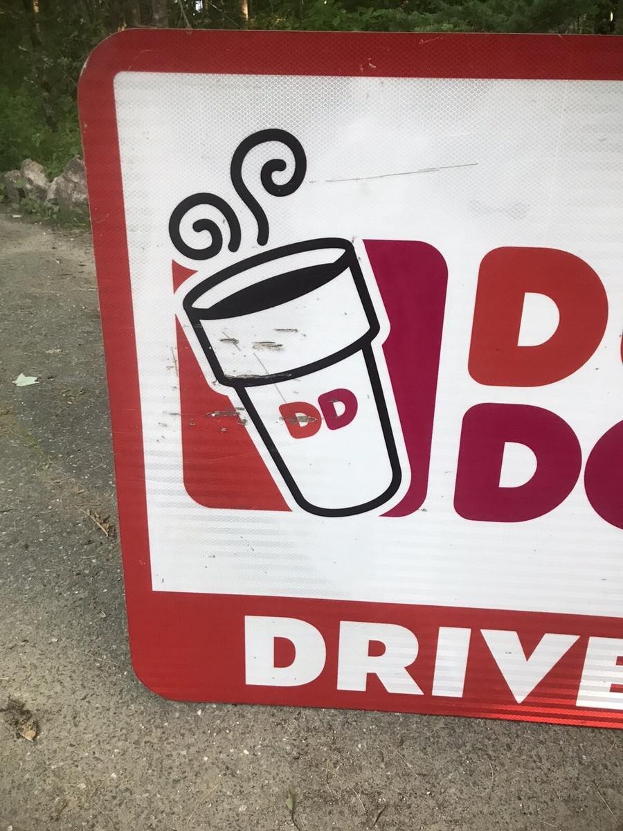 5 Foot Aluminum DUNKIN DONUTS Highway Billboard Advertising