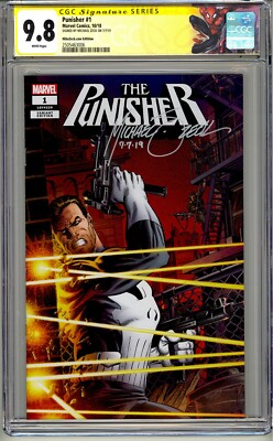 THE PUNISHER #1 MICHAEL ZECK 2018 MIKEZECK.COM EDITION SIGNED DATE