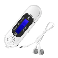 Portable Music MP3 USB Player With LCD Screen FM Radio Voice without Memory Card