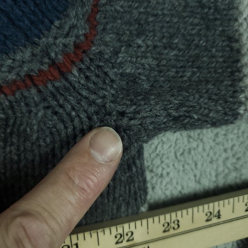 The Territory Ahead Sweater Mens Medium Lambswool Blend 1/4 Zip Frontier Wear - Picture 12 of 23