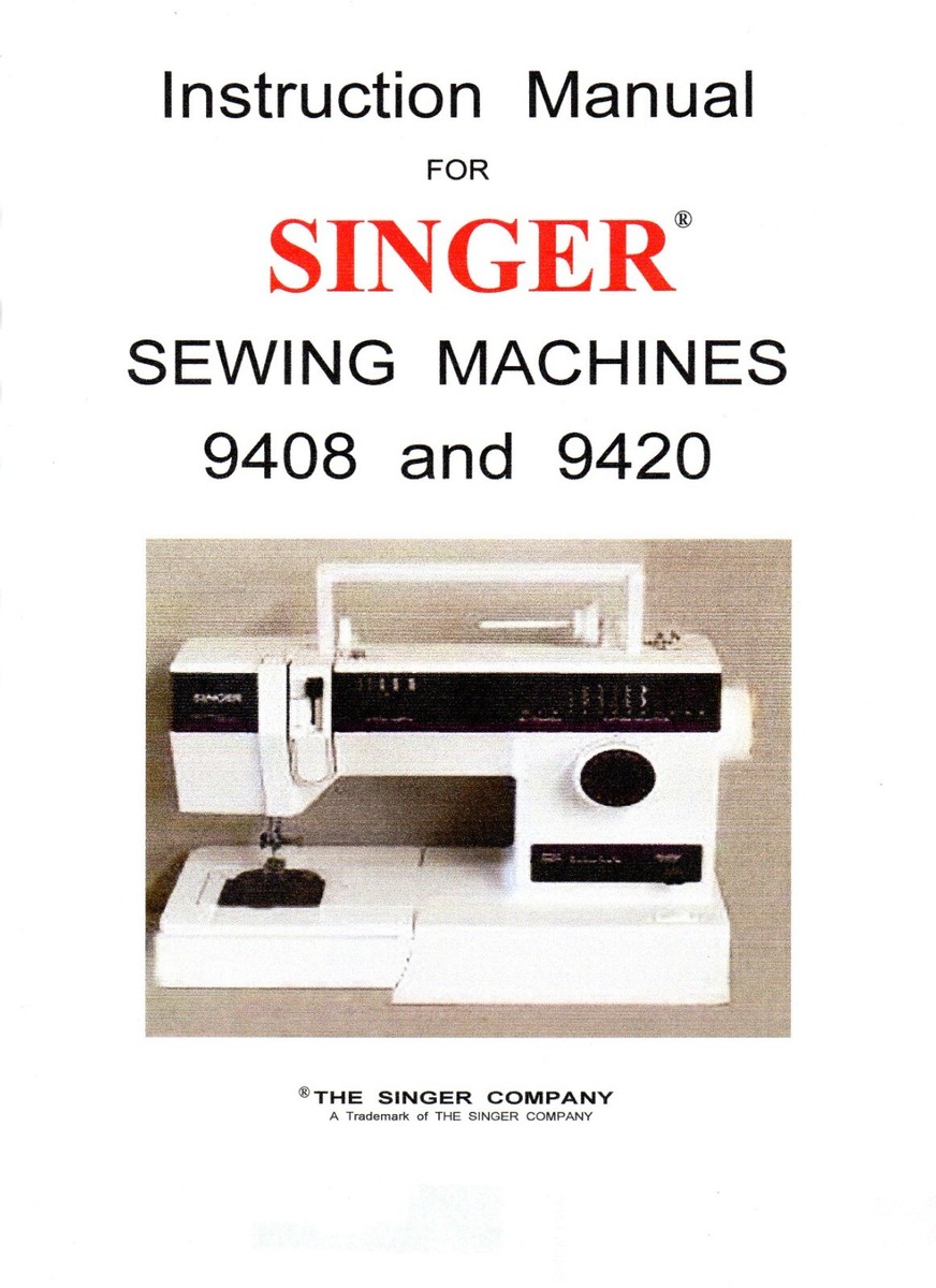 Deluxe-Edition Instruction Manual, on CD, Singer Sewing Machines