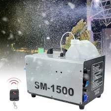 1500W Snow Machine Stage Snowflake Maker Fake with Remote Control