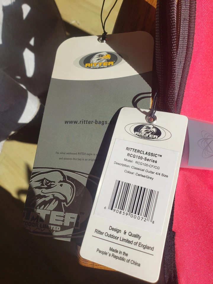 Estuche de Guitarra Ritter RCG100 Estuche de Transporte, Rosa Caliente Nuevo con Etiquetas Foto 3 de 4
