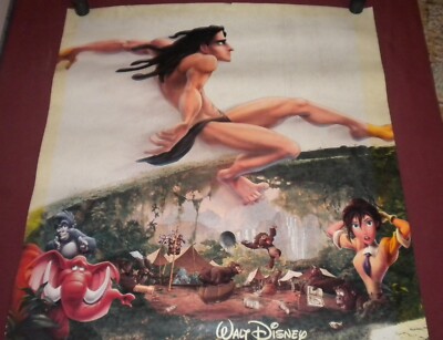 Tarzan Movie Poster 27x40 D/S Walt Disney Tony Goldwyn Glenn Close