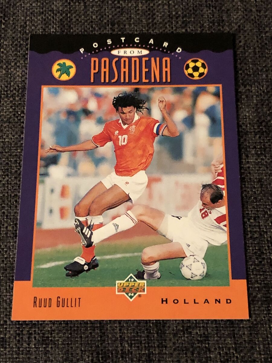 UPPER DECK 激レア RUUD GULLIT Ruud Gullit 1994 Upper Deck #306 Fifa World Cup Netherlands