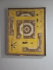 Orignial Art Painting , Assemblage, MCM Signed By Artist,  One Of A Kind 