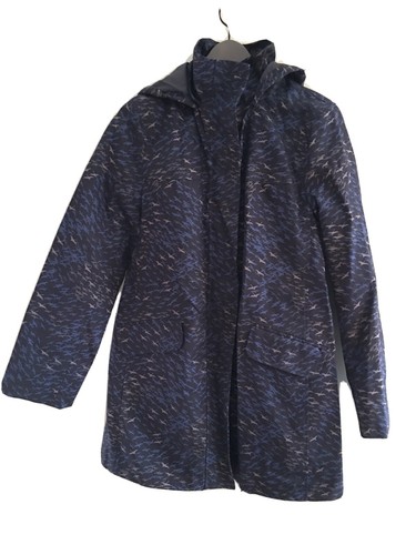 WHITE STUFF Navy Blue Spot Bird Pattern 