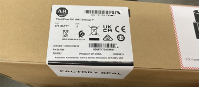 New Allen Bradley 2711R-T7T PanelView 800 7 in HMI Terminal 2711RT7T