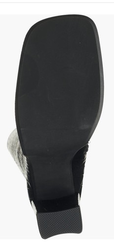 Jeffrey Campbell Minim schwarze Lederstiefel mit Krokoprägung Größe 11 290 $ - Bild 6 von 20