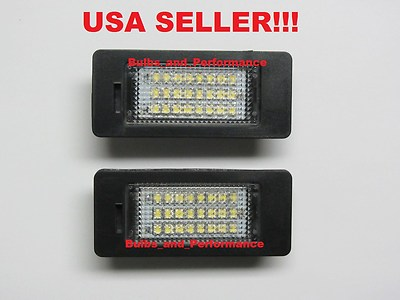 #ad BMW 24 LED License Plate Lights Lamps for E39 E60 E70 E82 E90 E92 F10 Error Free $16.12