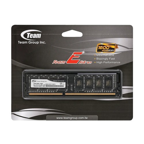 TEAM GROUP 8GB DDR3 1600 TED38G1600C11BK 240-pin Desktop