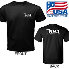 BSA Simple Motorcycles Men's Black Size S to 5XL
