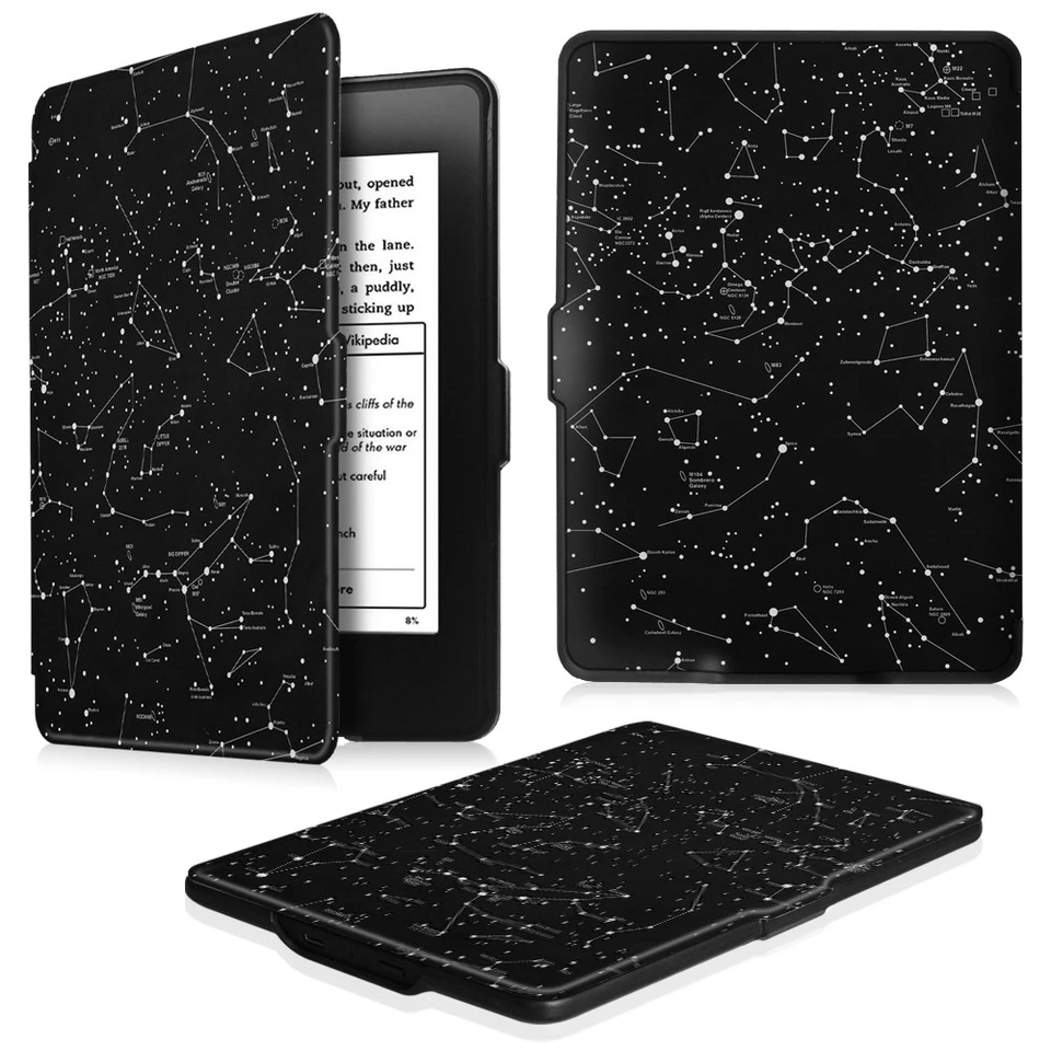 Funda protectora para todos Amazon Kindle Paperwhite 6"" 2012 2013 2015 2016 reposar/despertar Foto 3 de 4