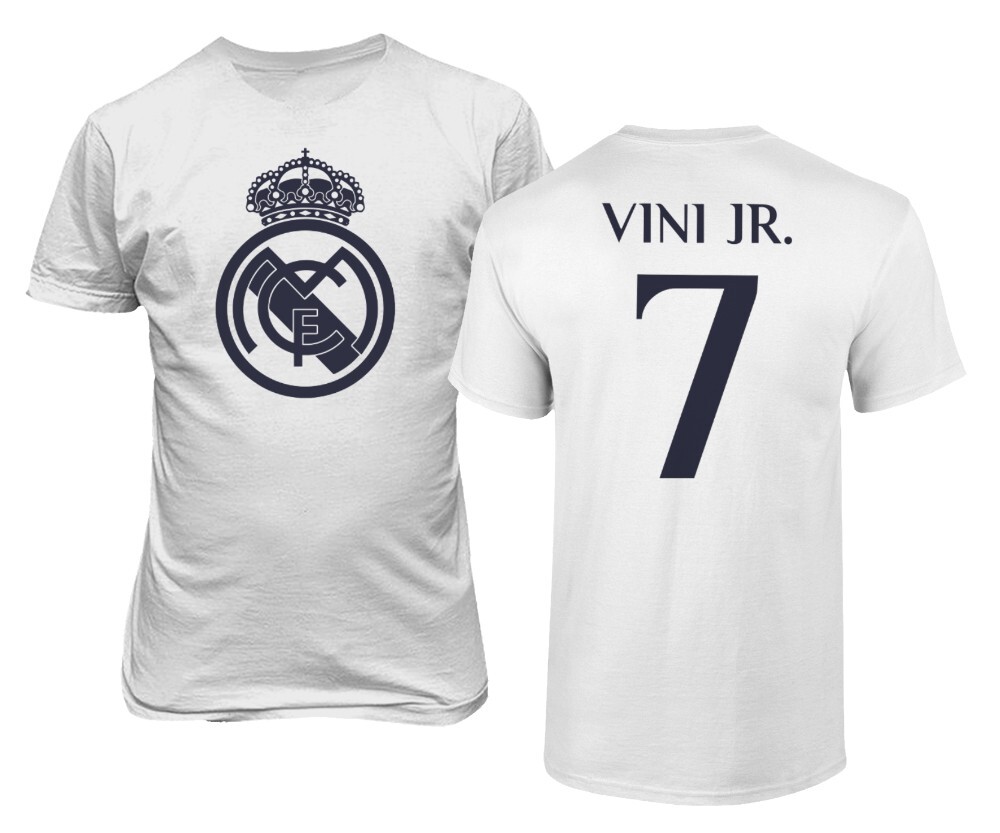 Soccer Star Madrid Football Jersey Style Vinicius Jr. Unisex T